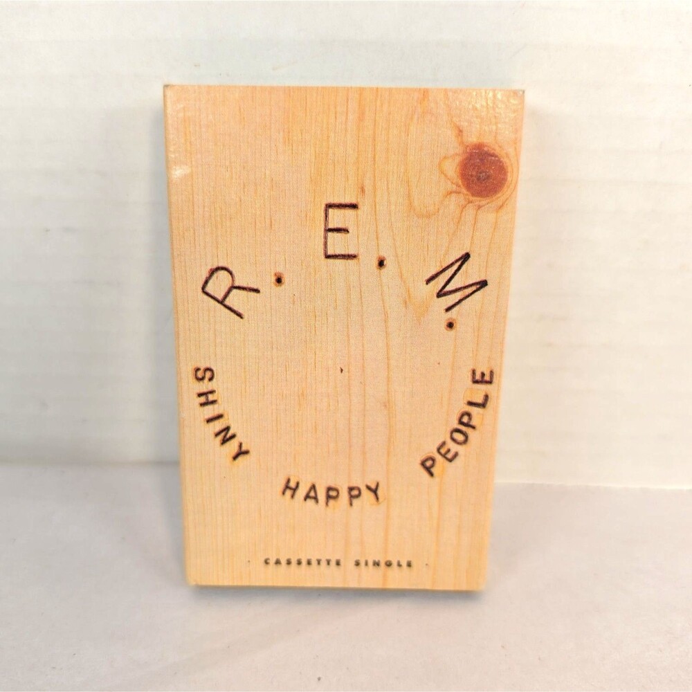R.E.M.   Cassette Single  "Shiny Happy People"   Warner Bros.    1991